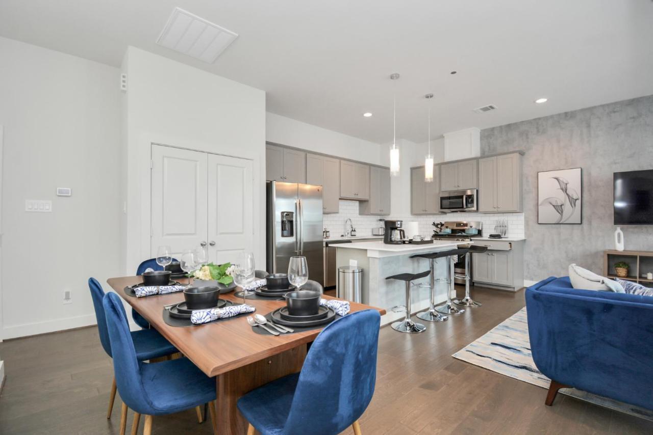 Casa Azure - New Modern 3 Bedroom Med Center, Nrg, Uh هيوستن المظهر الخارجي الصورة