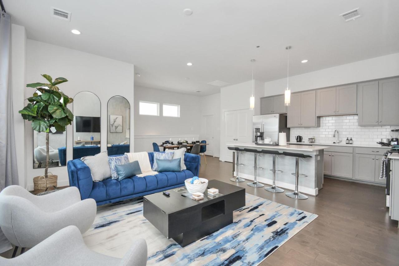 Casa Azure - New Modern 3 Bedroom Med Center, Nrg, Uh هيوستن المظهر الخارجي الصورة